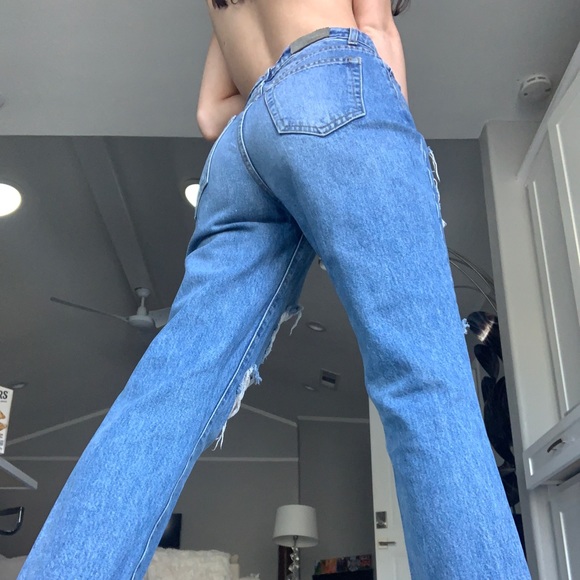 carmar blue ripped jeans - Picture 3 of 4